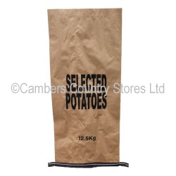 Potato Bags 2 Ply Natural 12.5kg